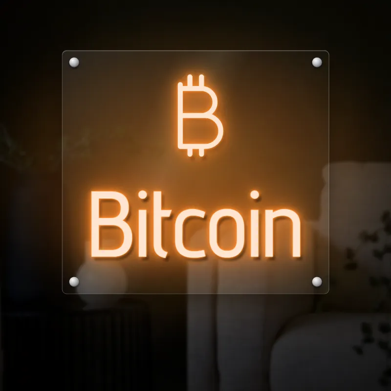 Bitcoin Neon Sign