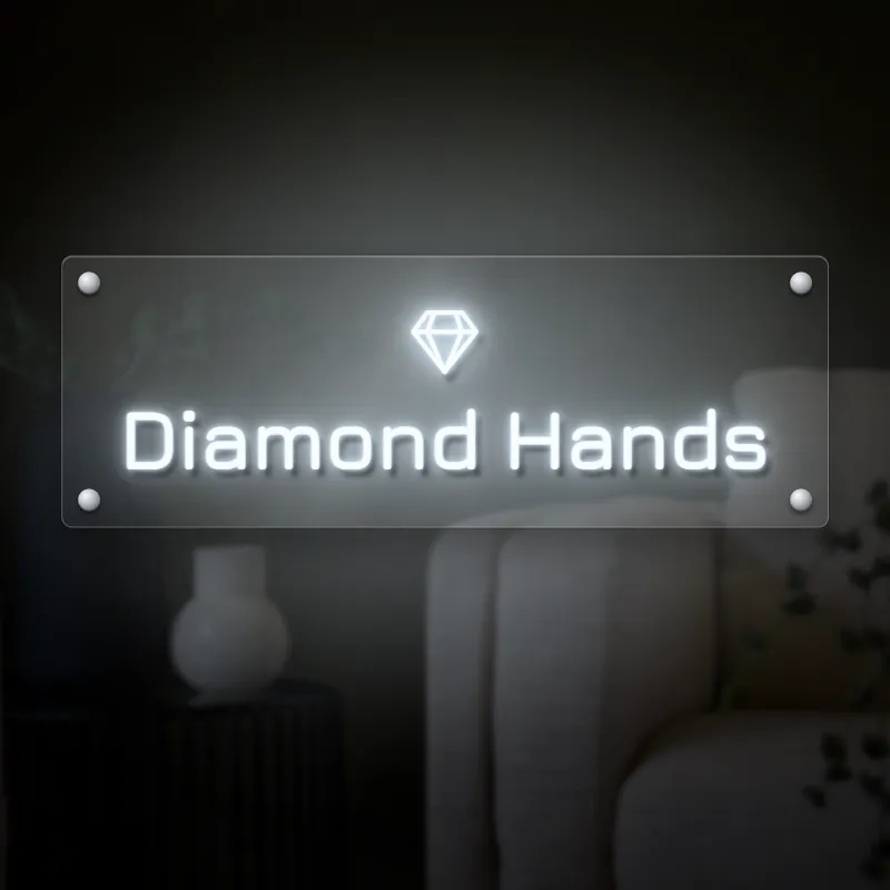 Diamond Hands Neon Sign