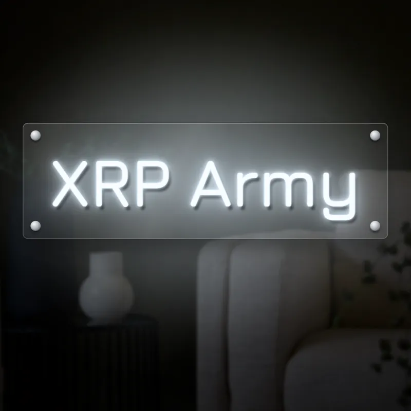 XRP Army Neon Sign